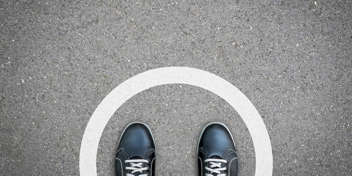 feet in a circle demonstrating Understanding Your Boundaries
