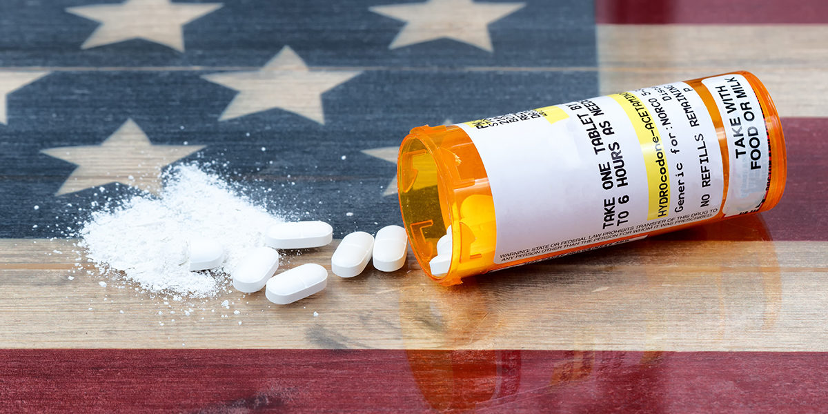 an image representing the opioid epidemic