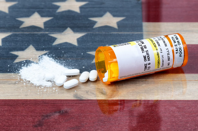 an image representing the opioid epidemic