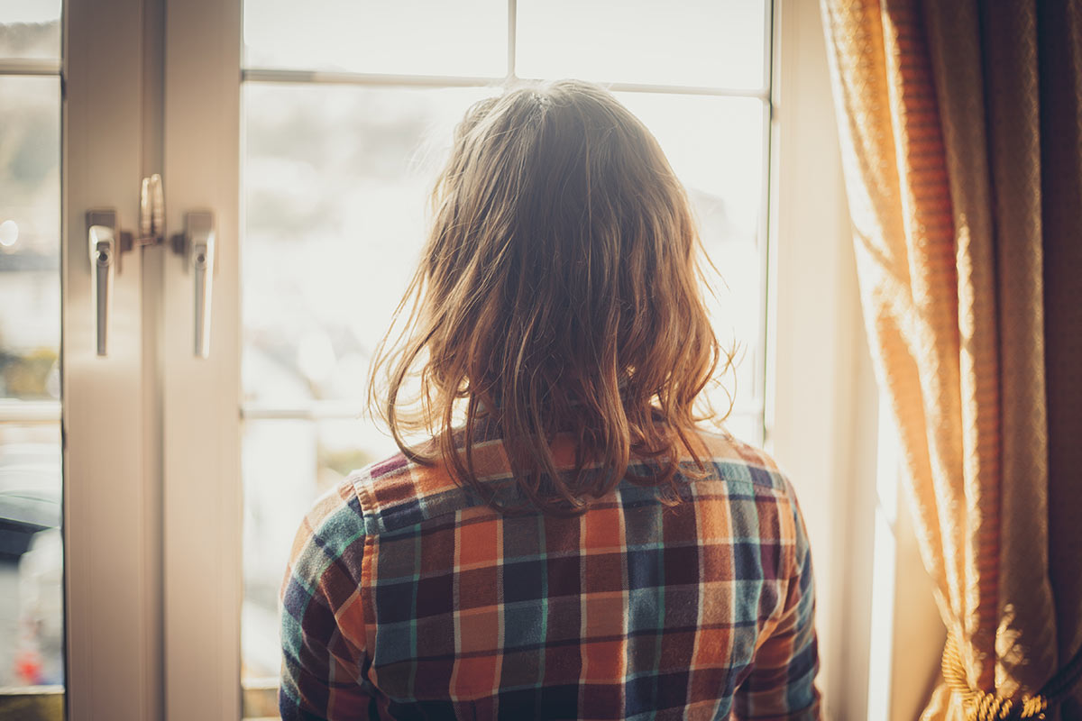 woman wondering about addiction related brain damage