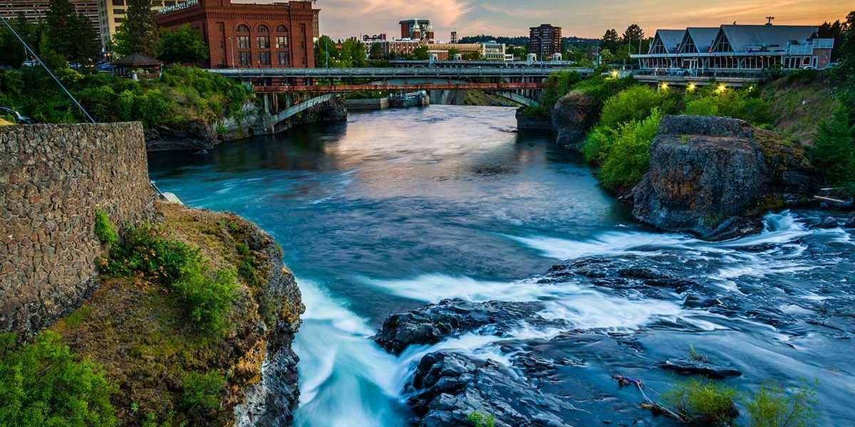photo of river near a drug rehab in spokane washington